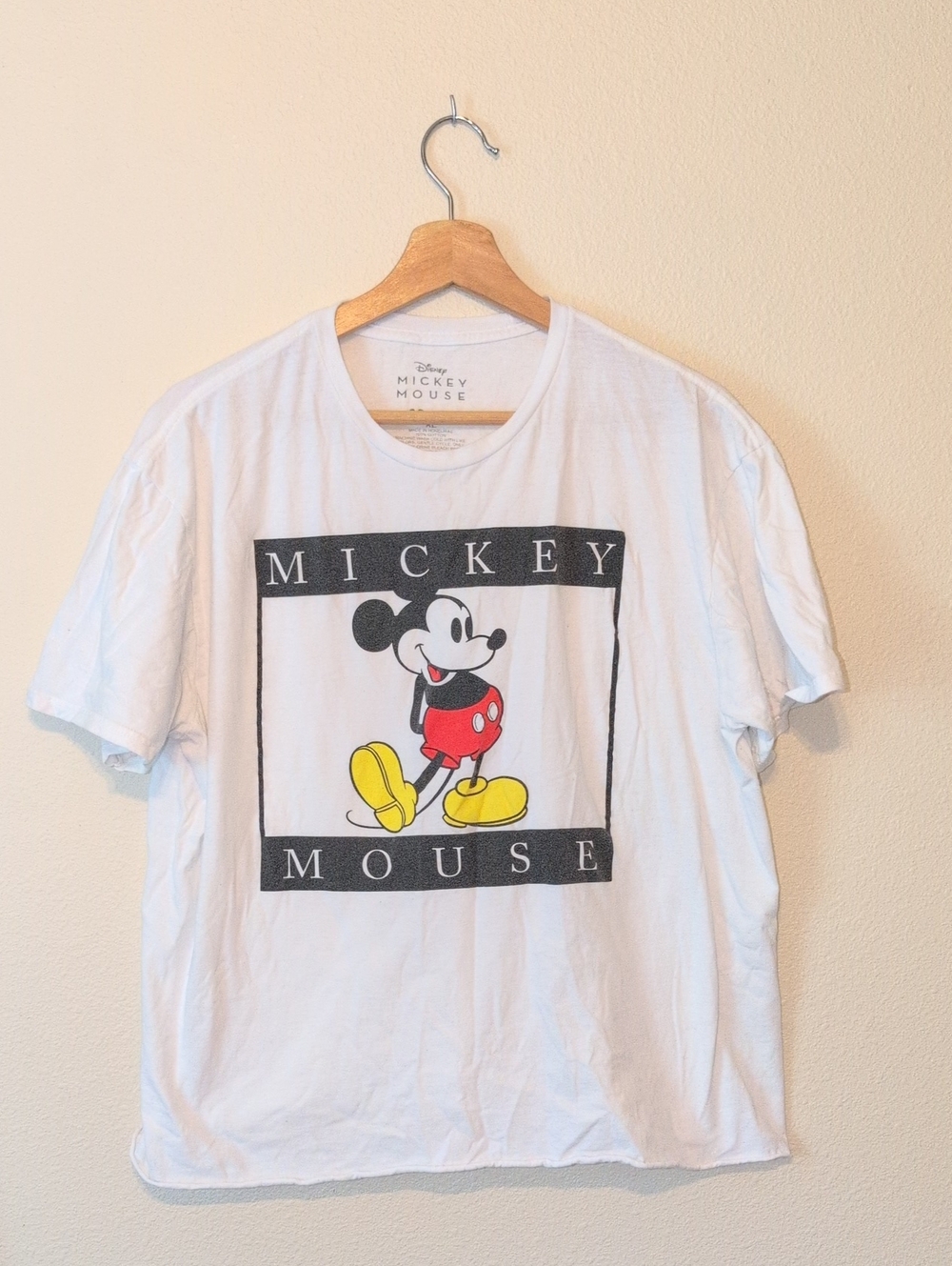 Mickey Mouse Cropped Shirt